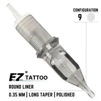 9 Round Liner EZ Revolution ( 0.35mm ) Контур (20 Картриджей (Упаковка))