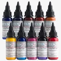 Набор красок Intenze 10 Color Lining Series (30 мл.)