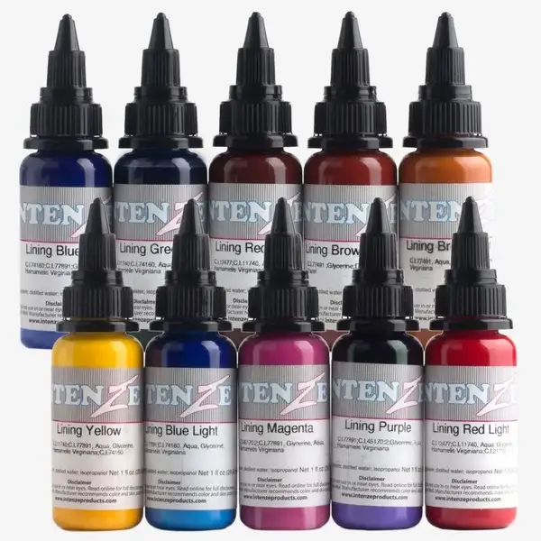 Набор красок Intenze 10 Color Lining Series (30 мл.) купить недорого в Украине, фото 2202