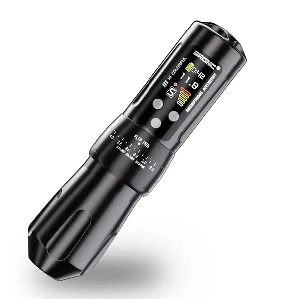 Беспроводная модульная тату машинка BRONC X2 BLACK by Hummingbird купить недорого в Украине, фото 40245