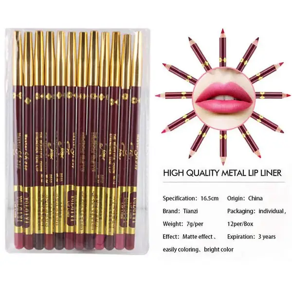 Перманентний олівець Cosmetic Co Dark Red 25238