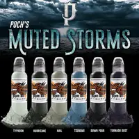 Набір фарб Poch's Muted Storms World Famous 30ml. (30 мл.)