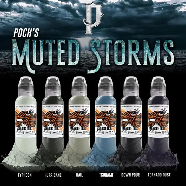 Набор красок Poch&#39;s Muted Storms World Famous 30ml. (30 мл.) купить недорого в Украине, фото 75