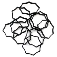 Бандажные резинки угловые разноцветные (10 шт) купить