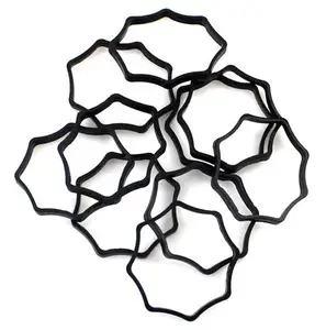 Бандажные резинки угловые разноцветные (10 шт) купить