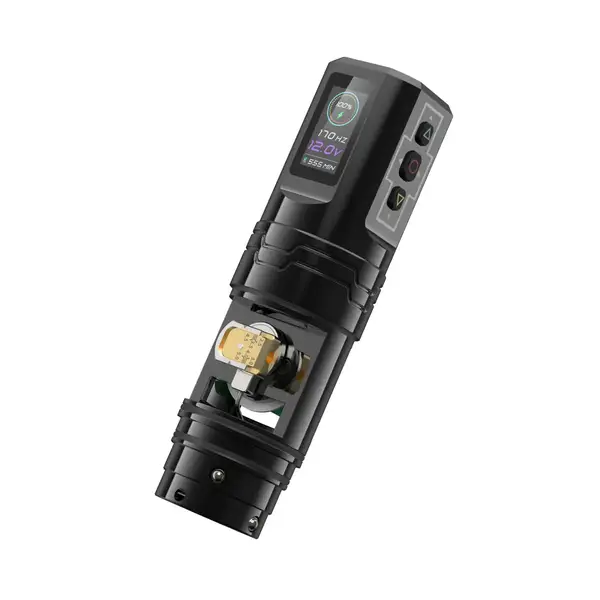 Бездротова тату машинка EZ P3PRO TURBO 2.0 Black з двума акумуляторами 48717
