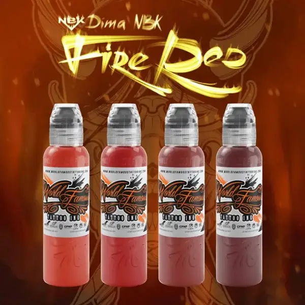 Набір фарб Dima NBK Fire Red Set World Famous 30ml. (30 мл.) 286