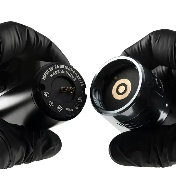 Бездротова тату машинка Ambition Soldier MAX Silver 37361