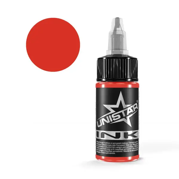 Тату фарба Basic Red UNISTAR COLORS - 30ML 36087