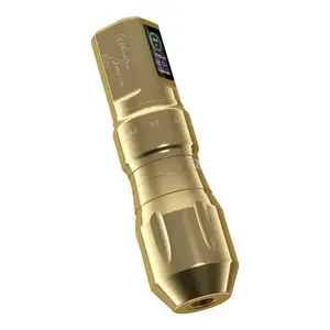 Бездротова тату машинка EZ P3 Pro Ubiratan Amorim Special Limited Edition 2 батареї Gold