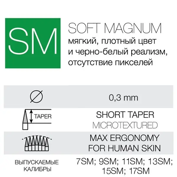 Модульные Картриджи 9 Round Magnum Vlad Blad (Тены \ Окраска) (20 Картриджей (Упаковка)) купить недорого в Украине, фото 8366