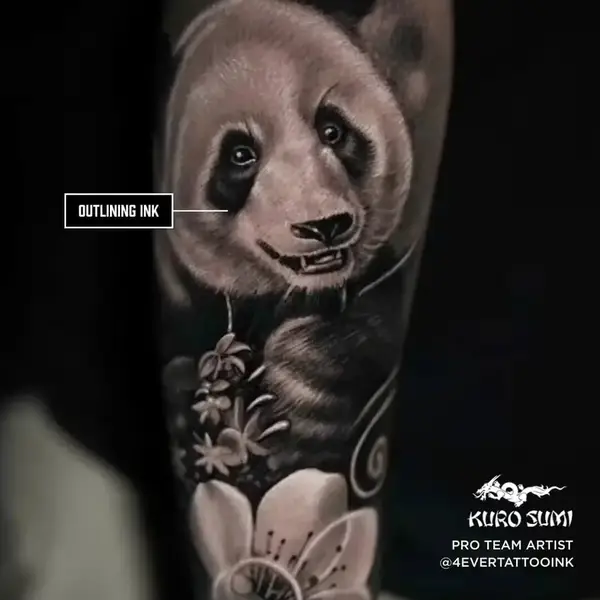 Тіньова тату фарба Outlining KuroSumi Ink 180мл 44658