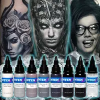 Набір фарб Power Grey Set Intenze - 30 ml