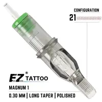 21 Magnum 1 EZ Revolution ( 0.30mm ) Для тіней та зафарбування - 20 картриджей ( Упаковка ) 21 Magnum 1 EZ Revolution ( 0.30mm ) Для тіней та зафарбування - 20 картриджей ( Упаковка )