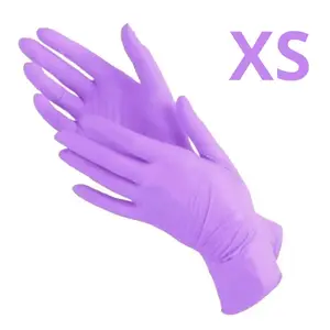 Перчатки нитриловые лавандовые HOFF размер XS - 5 пар купить