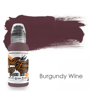 Уценка Тату краска Burgundy Wine World Famous (30 мл.) купить
