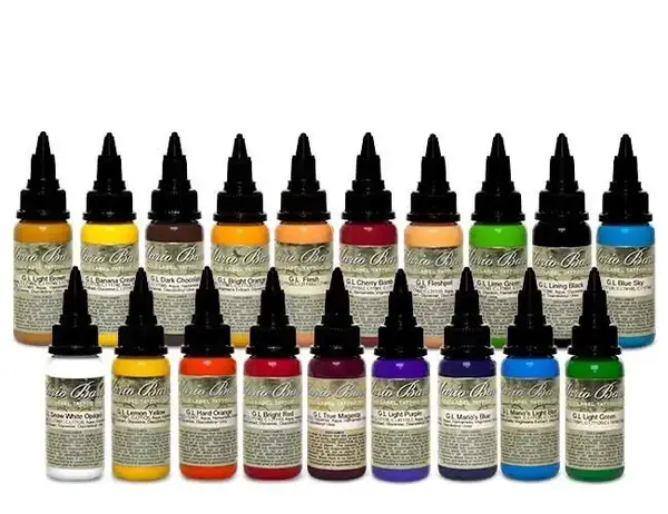 Набор красок Mario Barth Gold Label Tattoo Ink Set Intenze (30 мл.) купить недорого в Украине, фото 2211