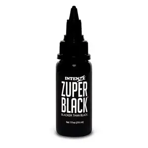Черная тату краска Zuper Black Intenze 1Oz (30 мл.) купить