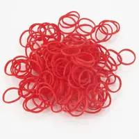 Спеціальні бандажні гумки червоні (50 шт)