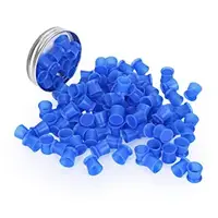 Ковпачки під фарбу силіконові AVA Premium Blue (100 шт.)