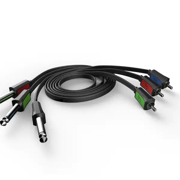 Кліп корд RCA вузький EZ Master Flat Green 26268