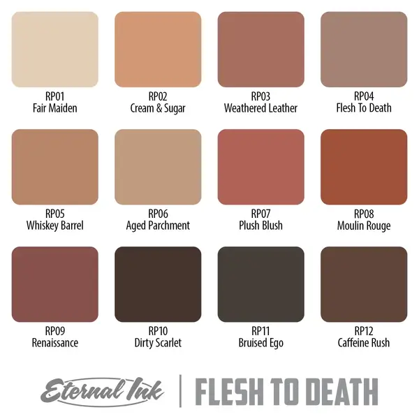 Набор красок Rich Pineda Set 12 Colors Eternal (15 мл) купить недорого в Украине, фото 42083