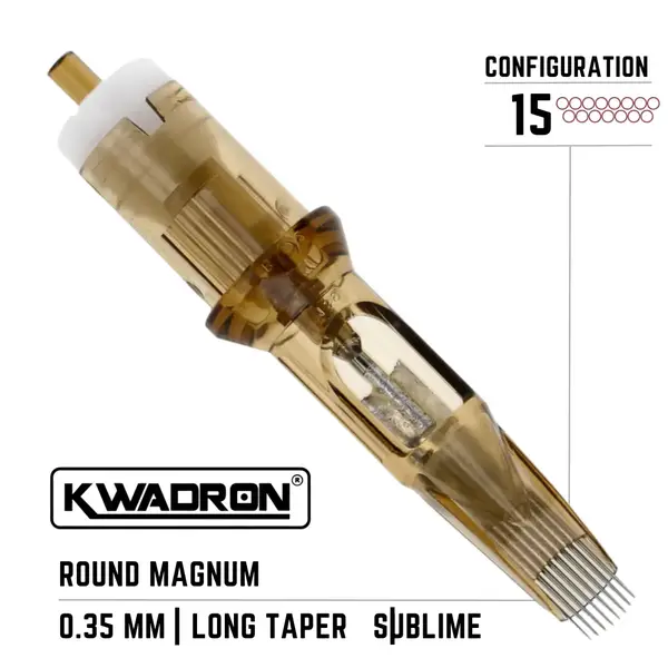 15 Round Magnum KWADRON SUBLIME ( 0.35 ) Для тіней та зафарбування картриджі - 1 Картридж 22406