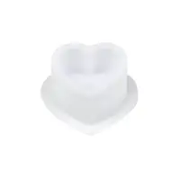 Силіконові ковпачки для фарби HEART Silicone White Color - 50шт. в упаковці