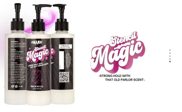 Гель для перевода рисунка Dynamic Magic Stencil - 240 ml купить недорого в Украине, фото 30617