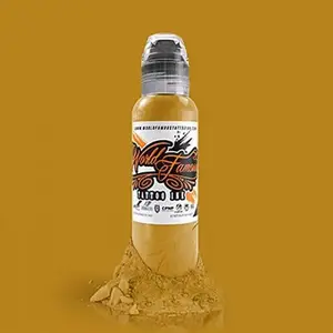 Уцінка Тату фарба Mustard World Famous (15 мл.) 01/26