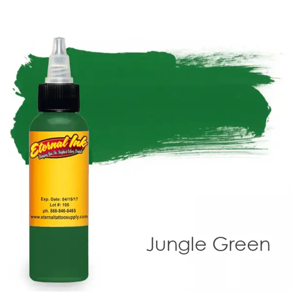 Уценка Тату краска Jungle Green Eternal ( ошибка этикетки ) (15 мл.) купить недорого в Украине, фото 1053