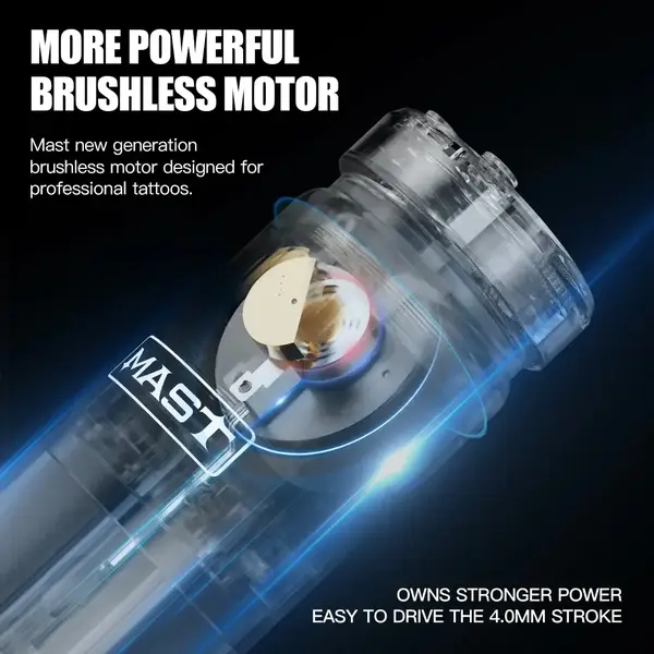 Беспроводная тату машинка Mast Racer Green купить недорого в Украине, фото 35243