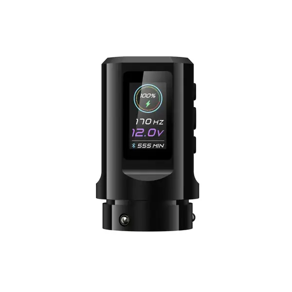 Бездротова тату машинка EZ P3PRO TURBO 2.0 Black з двума акумуляторами 48718
