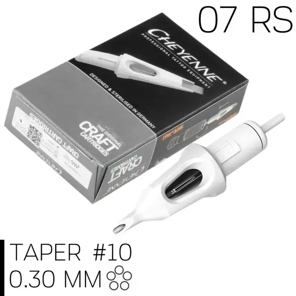 Картриджи 7 Round Shader Cheyenne Craft White (Окраска) (10 картриджей (Упаковка)) купить недорого в Украине, фото 502