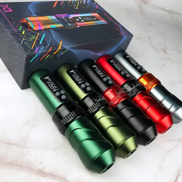 Бездротова модульна тату машинка BRONC X1 BLACK by Hummingbird 40303