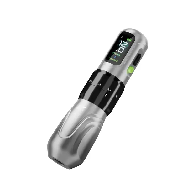 Бездротова тату машинка EZ P6 Silver Gradient 48747