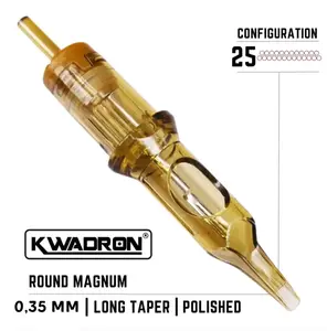 25 Round Magnum KWADRON ( 0.35 ) Для теней и окраски картриджи (20 Картриджей (Упаковка)) купить