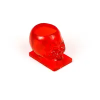 Пластикові ковпачки AVA Plastic Skull Ink Cup Red - 50шт.