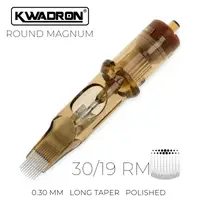 19 Round Magnum KWADRON ( 0.30 ) Для теней и окраски картриджи (20 Картриджей (Упаковка)) купить