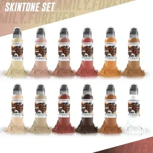 Набір фарб World Famous Skin Tone Ink Set (30 мл.)