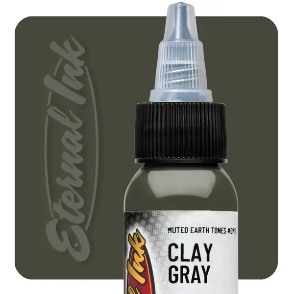Тату краска Clay Gray Eternal (15 мл) купить недорого в Украине, фото 7574