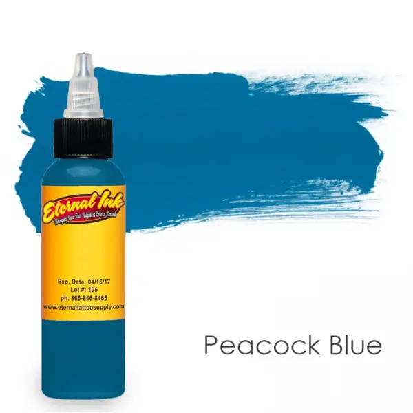 Уцинка Тату краска Peacock Blue Eternal 05.2021 (15 мл.) купить недорого в Украине, фото 1051