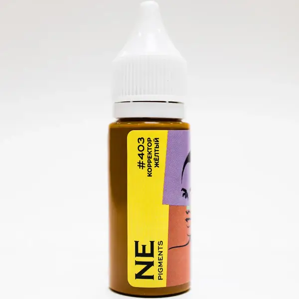 Уценка пигмент NE Pigments Корректор "403 Желтый" (15 мл.) купить недорого в Украине, фото 12111