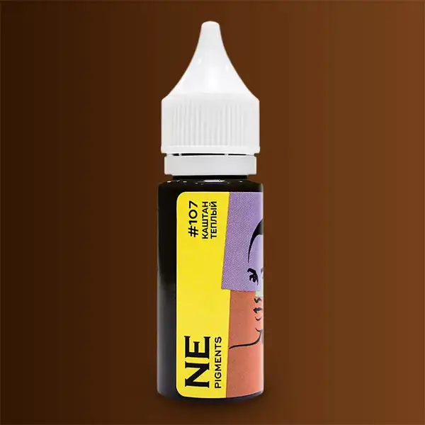 Пігмент NE Pigments "107 Каштан теплый бровный" от Елены Нечаевой (15 мл.) 1324