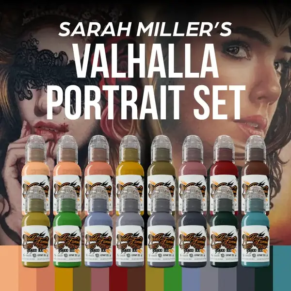 Набор красок Sarah Miller's Valhalla Portrait Set World Famous - 30 мл купить недорого в Украине, фото 19905