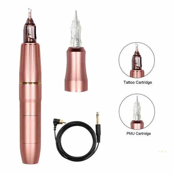 Модульна тату машинка Biomaser Double PMU Tattoo Rose Pink 16610