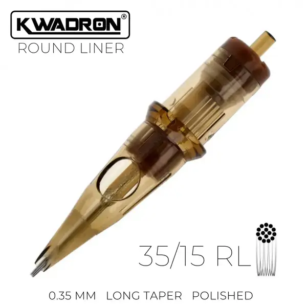 15 Round Liner KWADRON (0.35) Контурные картриджи (20 Картриджей (Упаковка)) купить недорого в Украине, фото 537