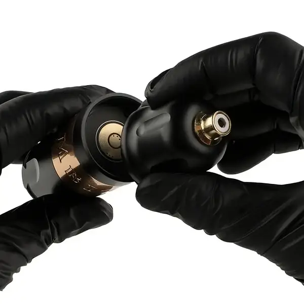 Беспроводная модульная тату машинка VIBE MAX AMBITION Gold купить недорого в Украине, фото 39697