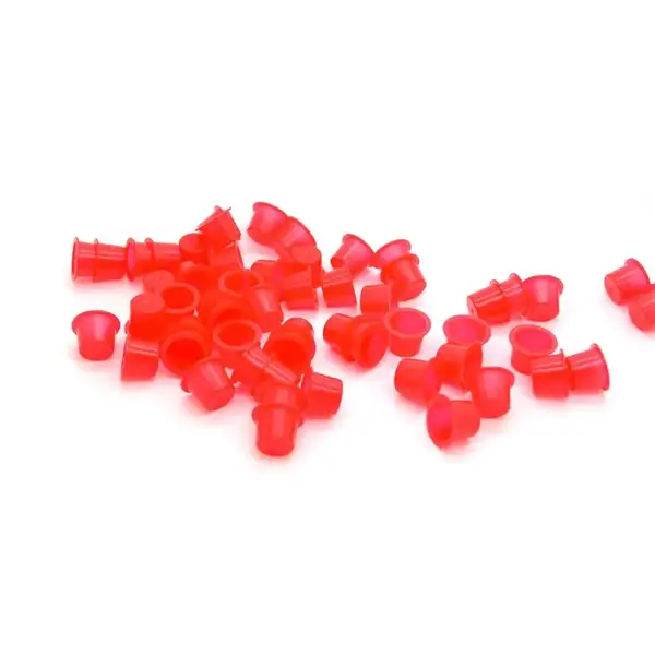 Ковпачки під фарбу 9мм. червоні (Упаковка 1.000 шт) 33566