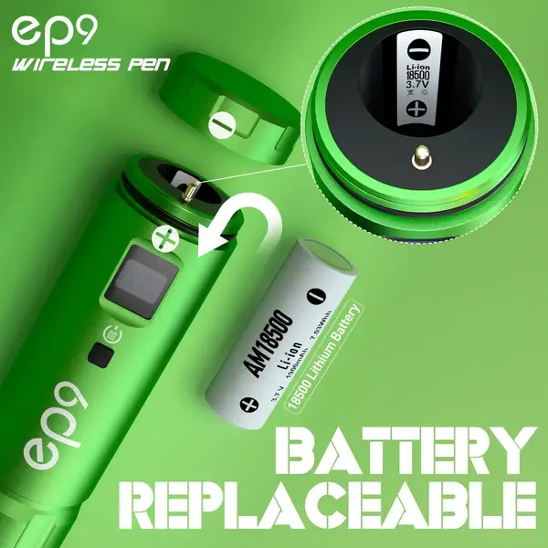 Беспроводная модульная тату машинка EP9 AVA Rotary Green купить недорого в Украине, фото 39586